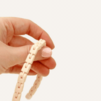 Smooth linked stim loop for discreet fidgeting, grounding, focus support and busy hands.