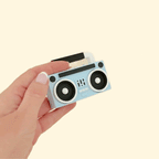 Classic fidget toy with a retro stereo design and double click function.