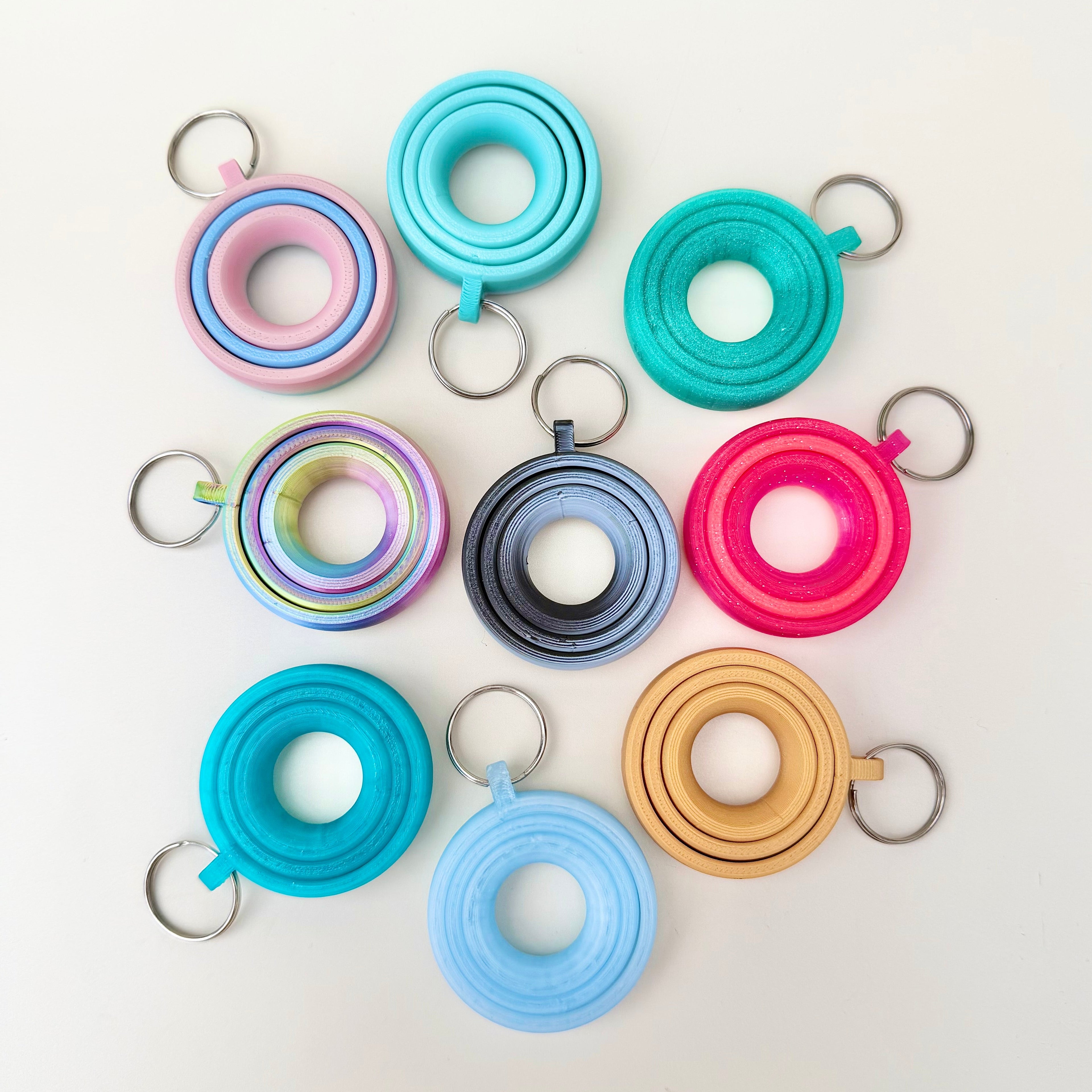 Portable sensory fidget spinner add-on offering repetitive motion for calm, grounding moments without big noise.
