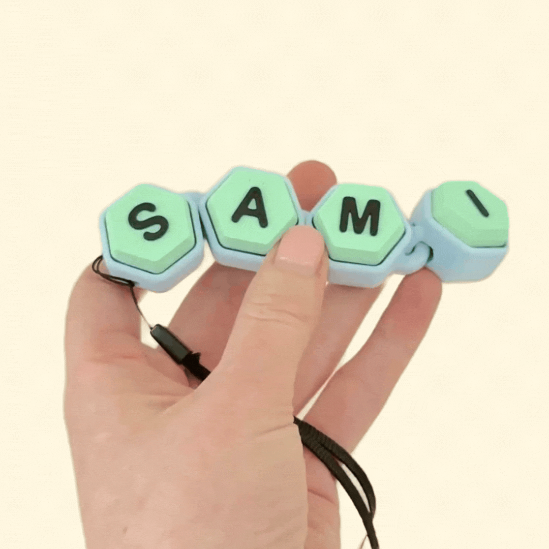 A personalisable fidget toy designed for stress relief, stimming, and focus.