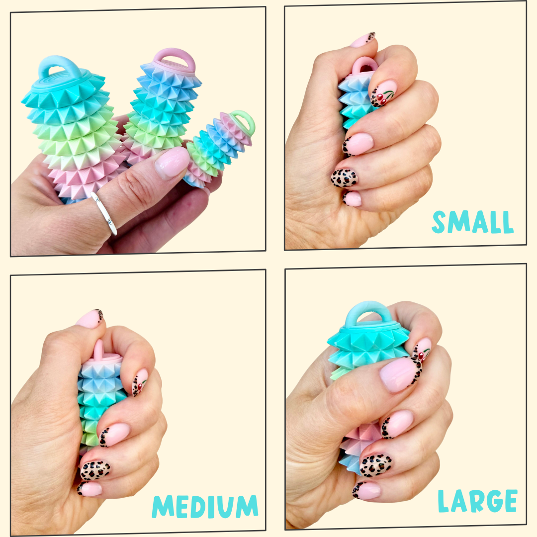 Eight-level tactile stim set made for switching intensity depending on mood, setting, or need.
