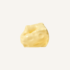 Sensory cheese squish with thick gloopy gel filling for slow shape-changing squeezes.