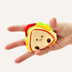 Cute layered squishy fidget with a soft squeeze and smooth finish for sensory play and stress relief.