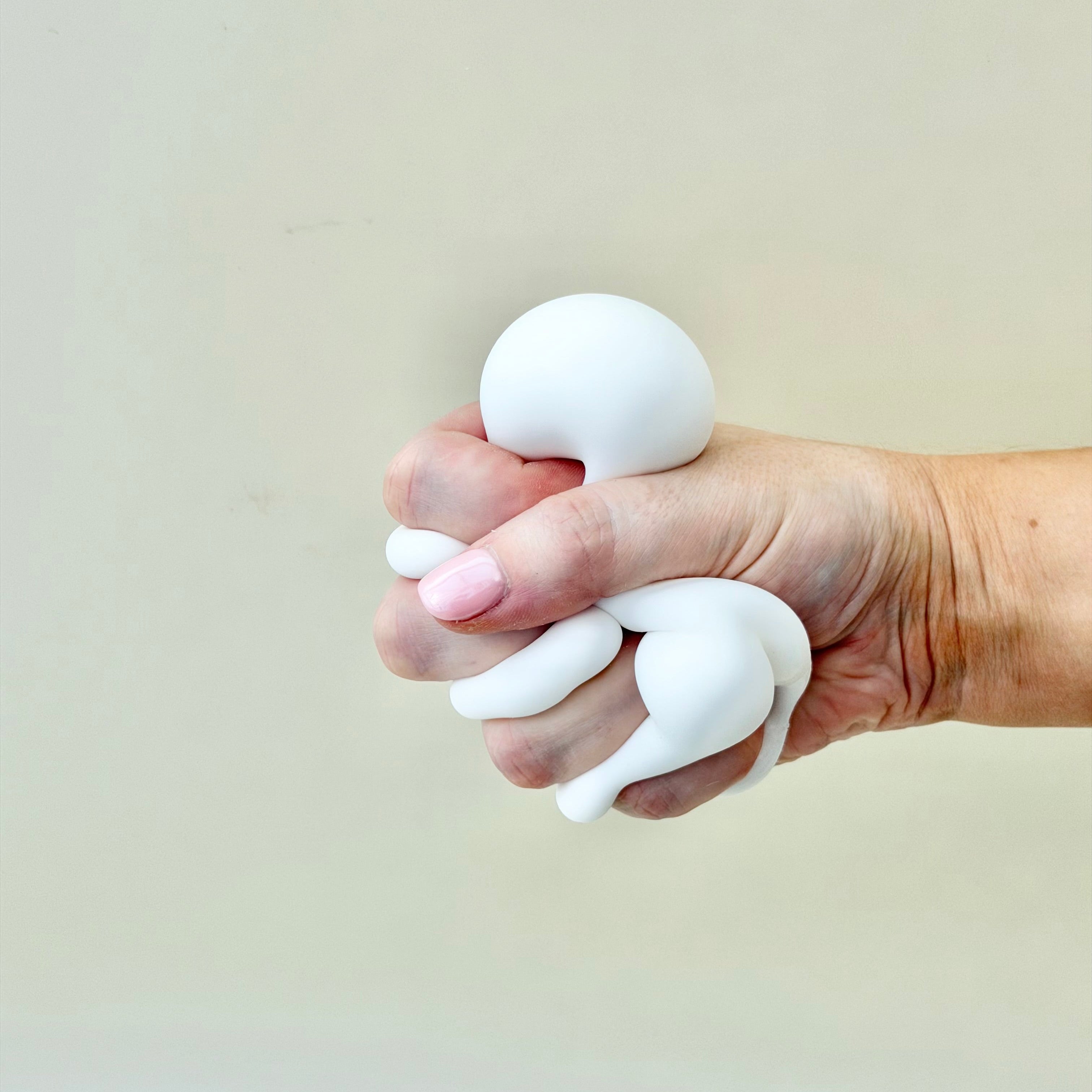 Super soft squishy fidget designed for soothing hand pressure, sensory regulation and quiet desk resets.