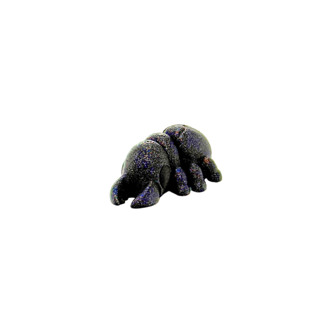 Mini fidget with sharper textures for pain stimming; quiet movement
