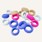 High input Spikz sensory ring with pointed texture designed to rotate around the finger.