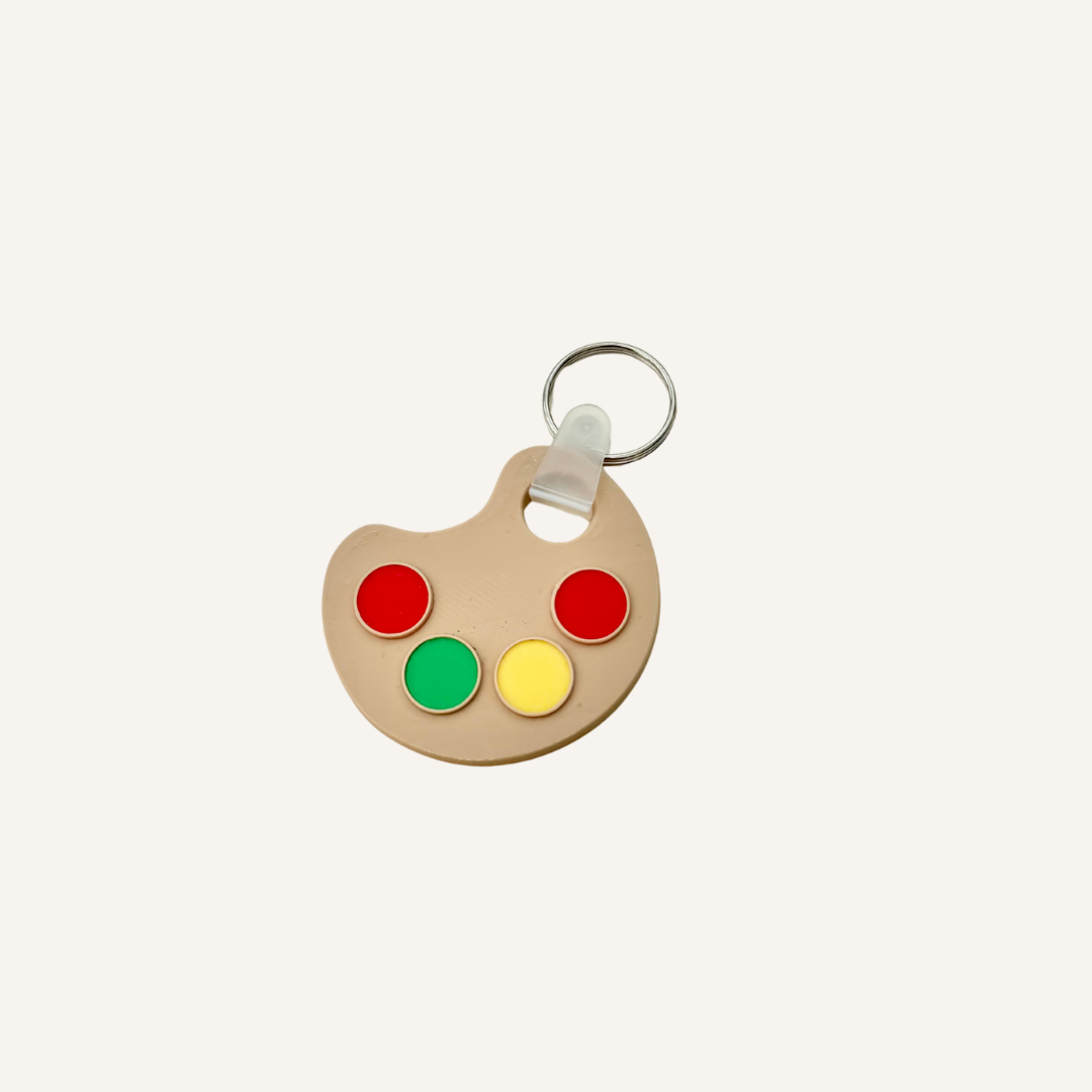 Reusable NFC keyring for personal or creative business use with the linked destination managed through the free app.