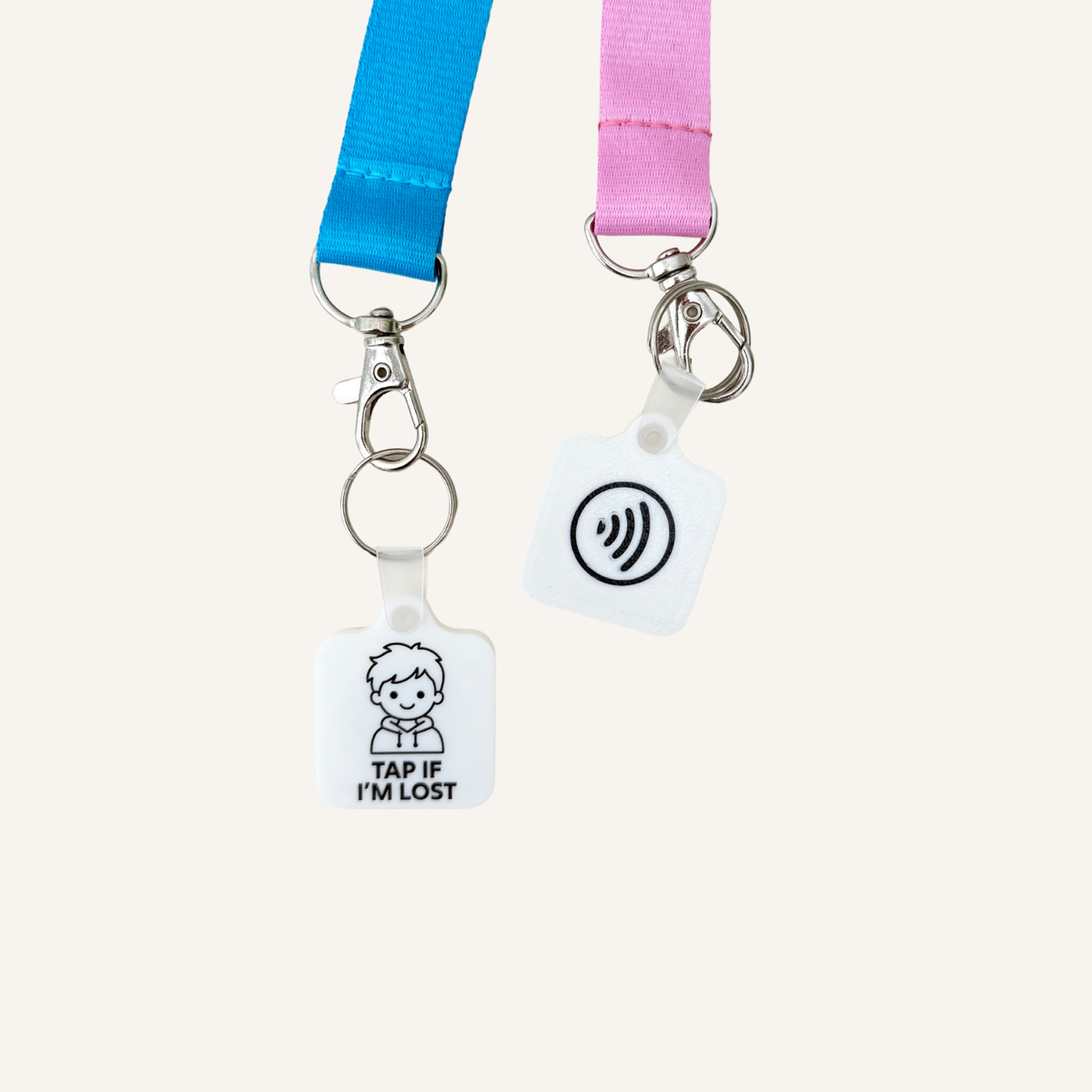 Tap If I’m Lost NFC tag for Stimz Connect support profiles