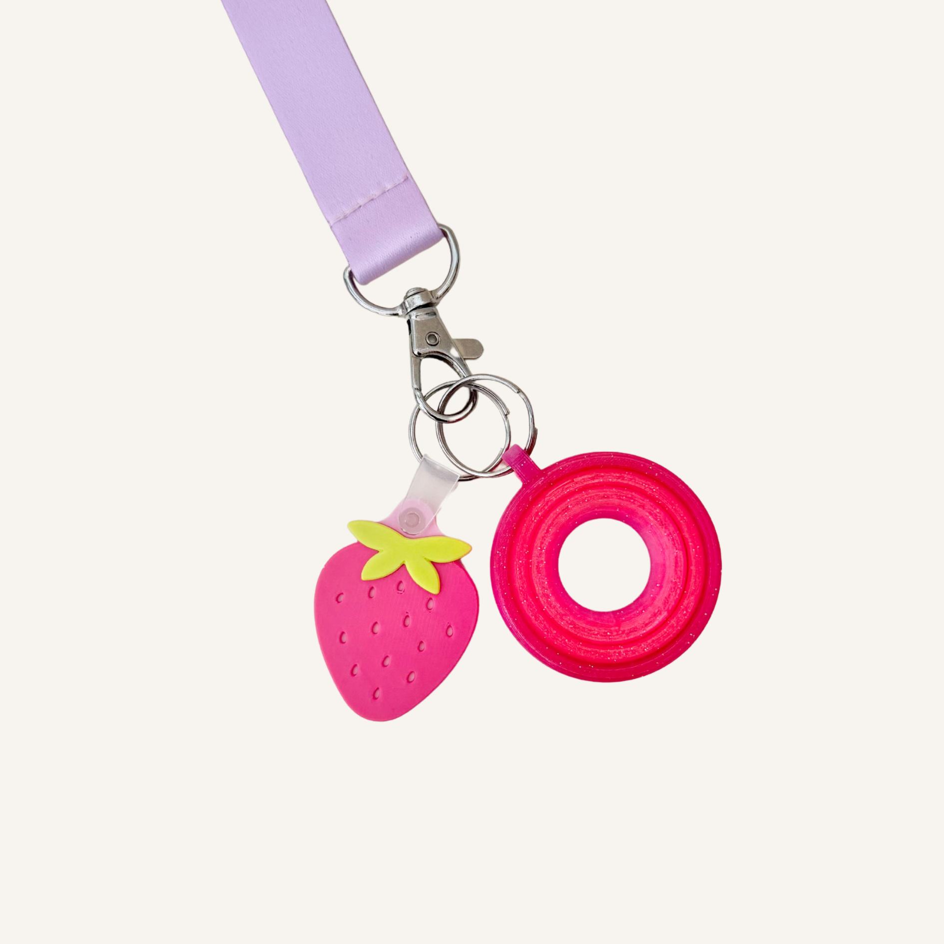 Tap-to-open smart tag for lanyards and keyrings, programmed to call a number, open directions, open a link, or save a contact.