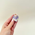 Mini books with a brew top; satisfying press-to-click action, quiet upgrade available, keyring hole for bags, keys, lanyards.

