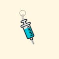 Tap-to-open smart tag for lanyards and keyrings, programmed to call a number, open directions, open a link, or save a contact.
