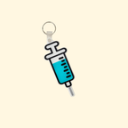 Tap-to-open smart tag for lanyards and keyrings, programmed to call a number, open directions, open a link, or save a contact.
