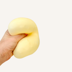 7cm cheese squish with a slightly tacky finish and heavy gel-filled feel.