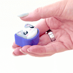 Textured fidget tool designed for tracing, touching and calming repetitive sensory input.
