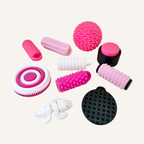 Kids sensory discovery set with pressure tools, tactile fidgets and varied textures for busy hands and focus.