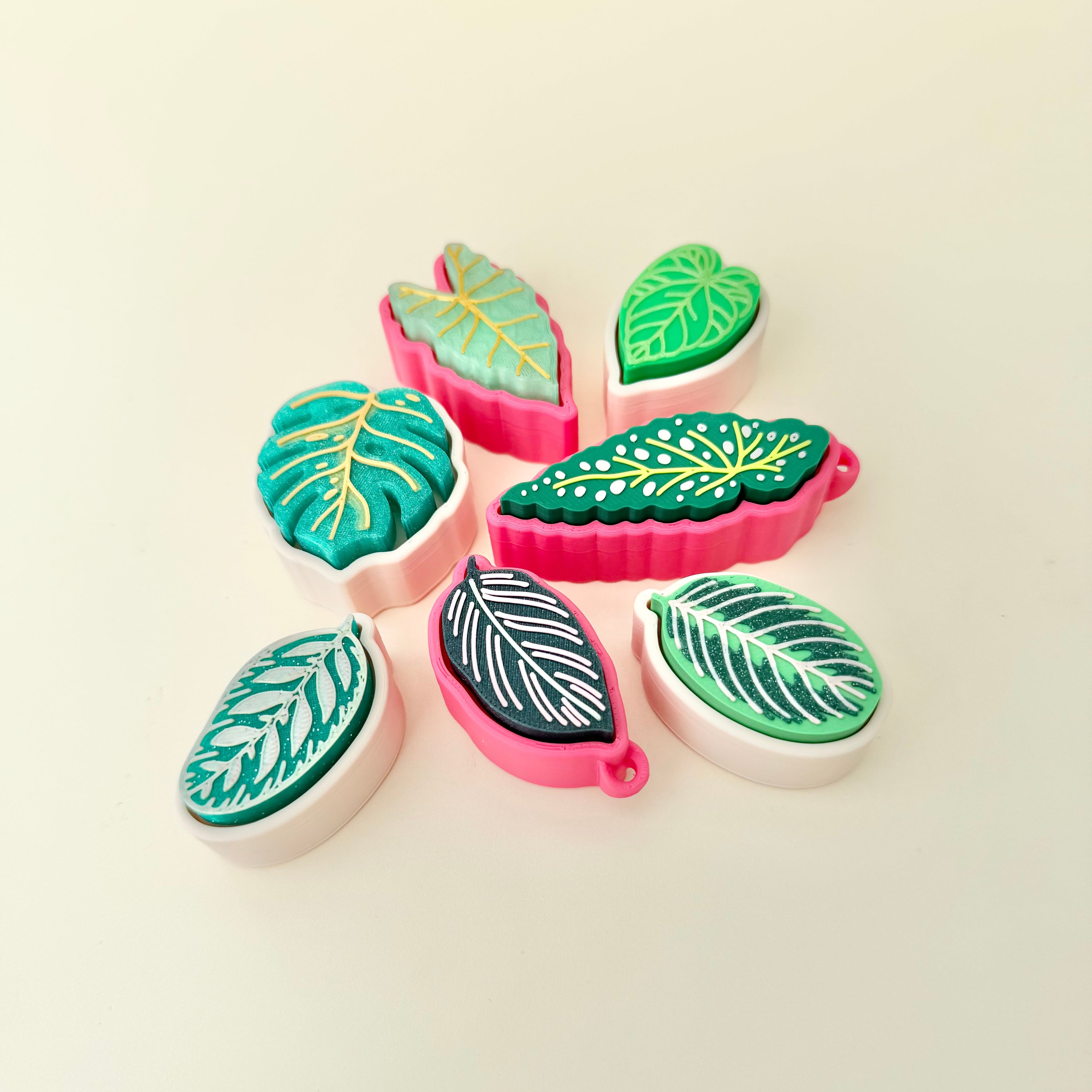 Small handheld fidget with detailed raised patterns for tactile stimulation and calming repetitive movement