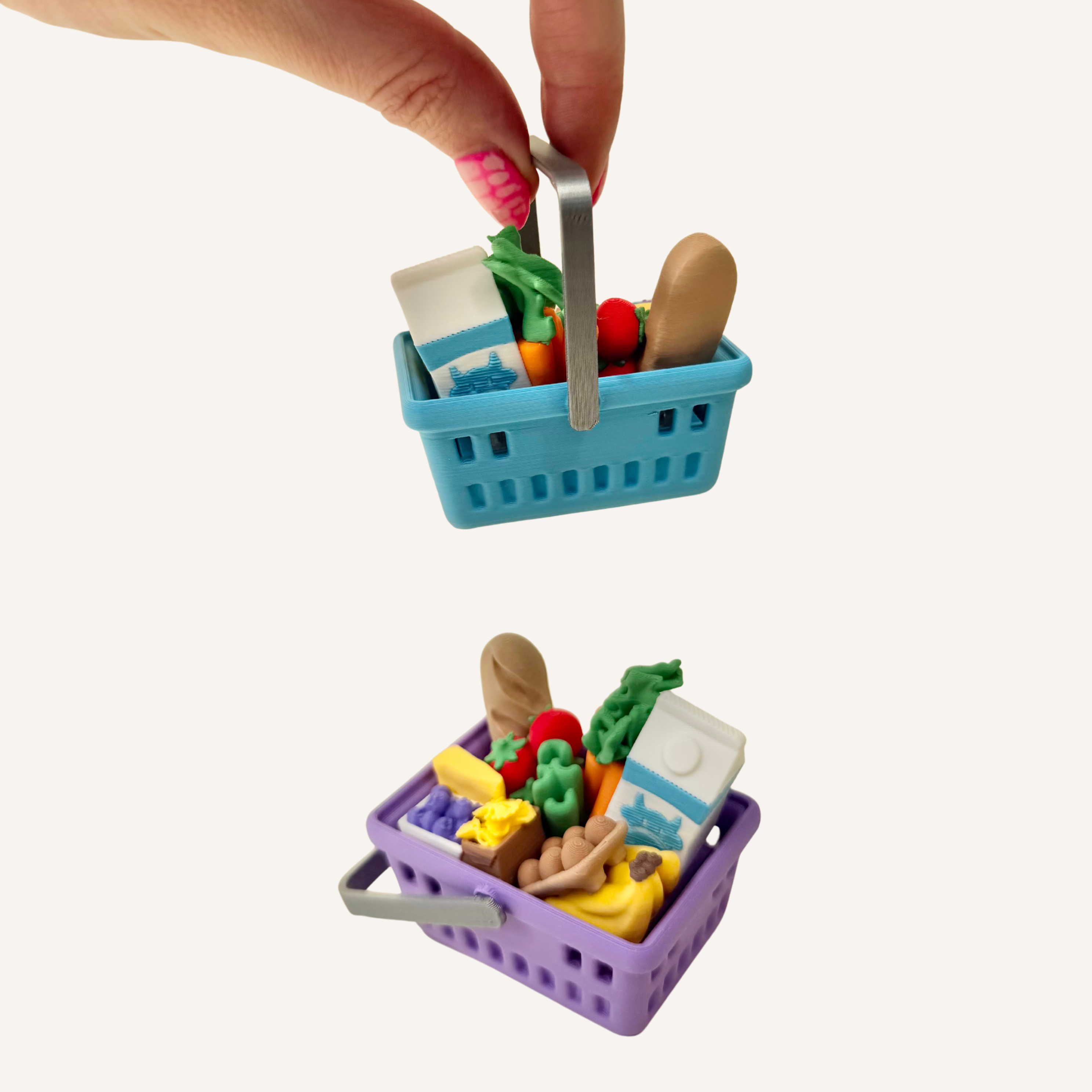 ALT
Mini grocery basket sensory clicker with realistic miniature groceries and four hidden clickers.