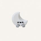Small smiley collectable made for neuro-friendly workspaces, cosy corners and everyday display
