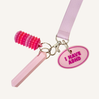 Oval communication tag for lanyards, bags, keys and zips with clear raised wording.