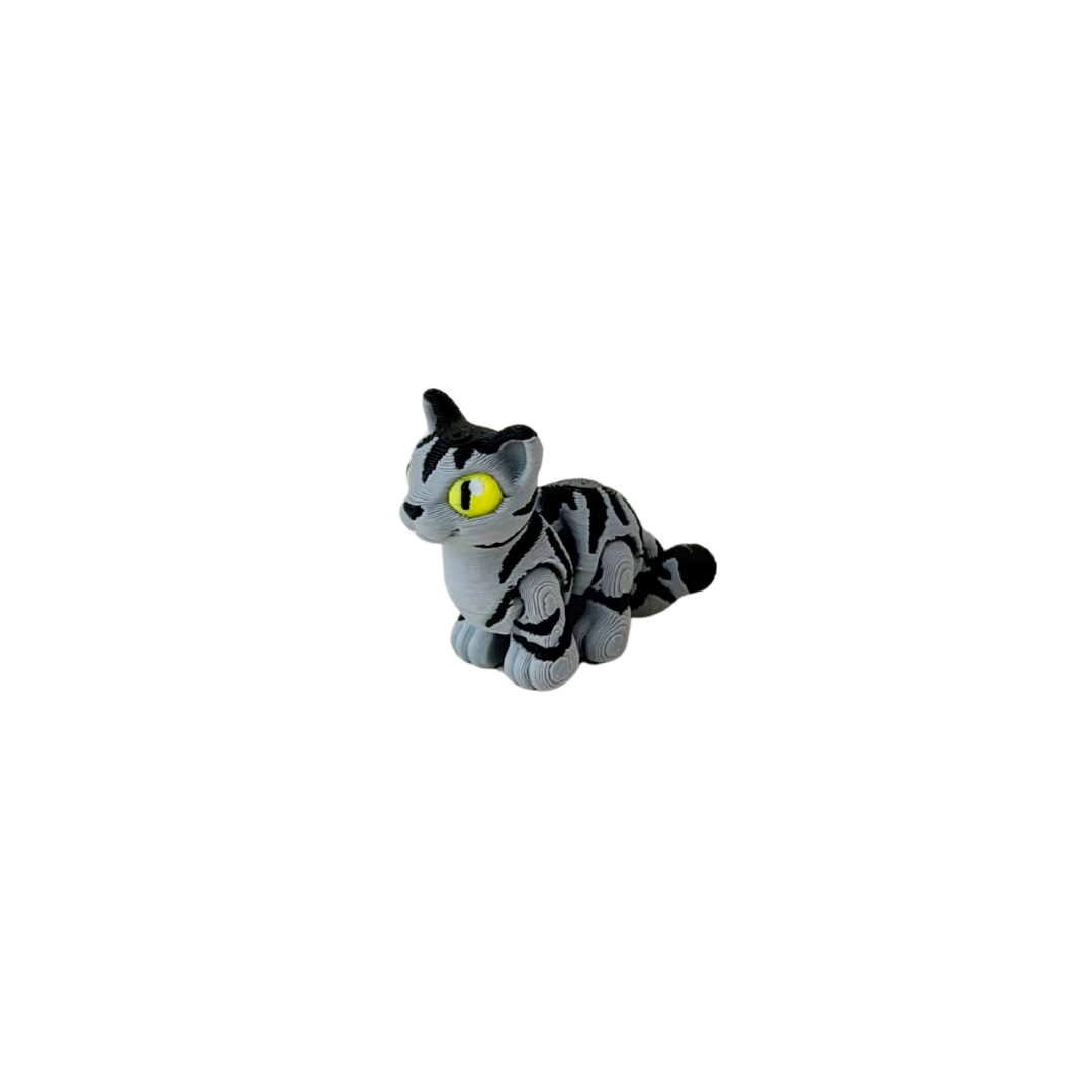 Small flexible fidget with sway and wiggle action; perfect as a tidy desk companion or study aid.

