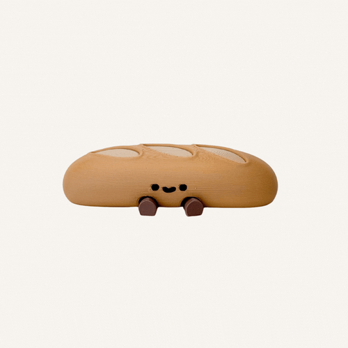 Large baguette collectable made for display shelves, home offices and feel-good everyday decor
