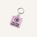 Accessible NFC support tag designed to help others understand how they can assist.
