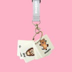 Animal Feelings visual communication tiles attached to an opening metal binder ring for easy everyday access.