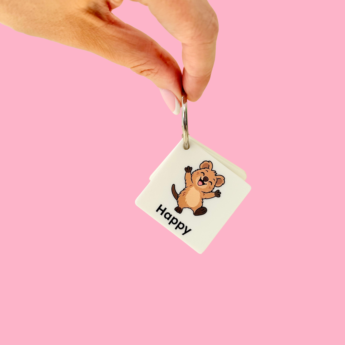 Too Much Animal Feelings COMMZ tile with expressive full-colour animal artwork.