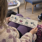 Stimz Dentist Communication Board with five visual messages for use during dental visits.