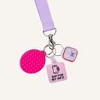 NFC support tag that can provide emergency contacts and personalised guidance with a simple tap.