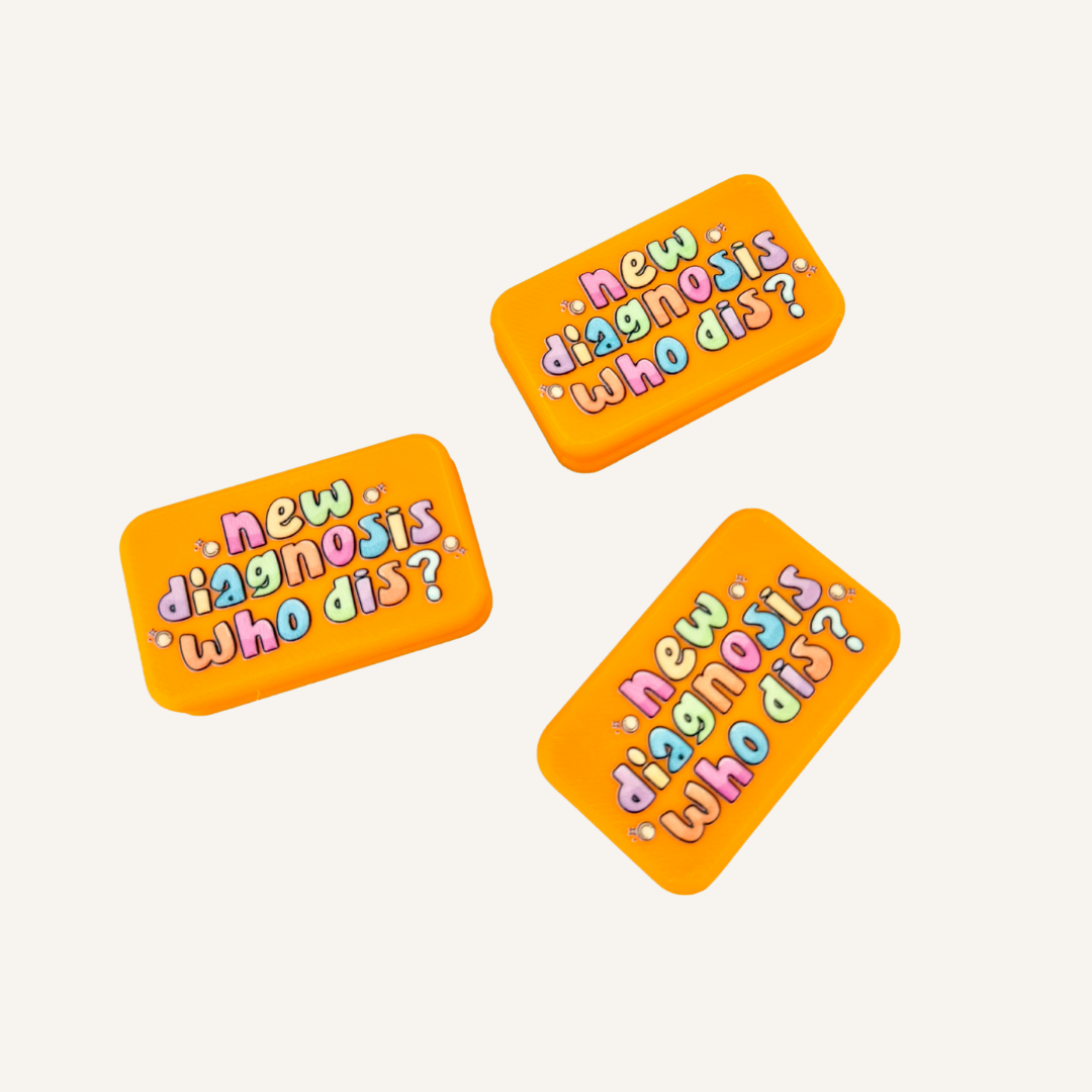 Two matching Pocket Magnets designed for sliding twisting and repetitive magnetic fidgeting.