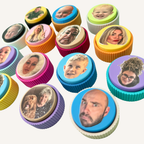 Unique personalised photo fidget designed as a thoughtful or funny gift for friends, family and loved ones.