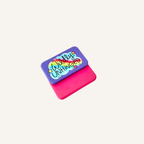 Pocket-sized tactile fidget using two magnets for one-handed movement and repetitive sensory play.