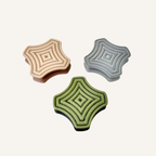 Two-piece magnetic pocket fidget designed for stronger hand movement, repetitive fidgeting and tactile sensory input.