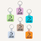 Stimz Connect NFC support tag providing quick access to communication, emergency and support information.