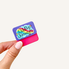 Magnetic sensory fidget pair designed for repetitive sliding, twisting and snapping movements with satisfying resistance.